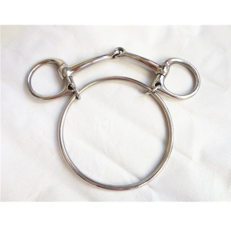 Stainless steel horse rank, equestrian supplies, large ring horse mouth armature