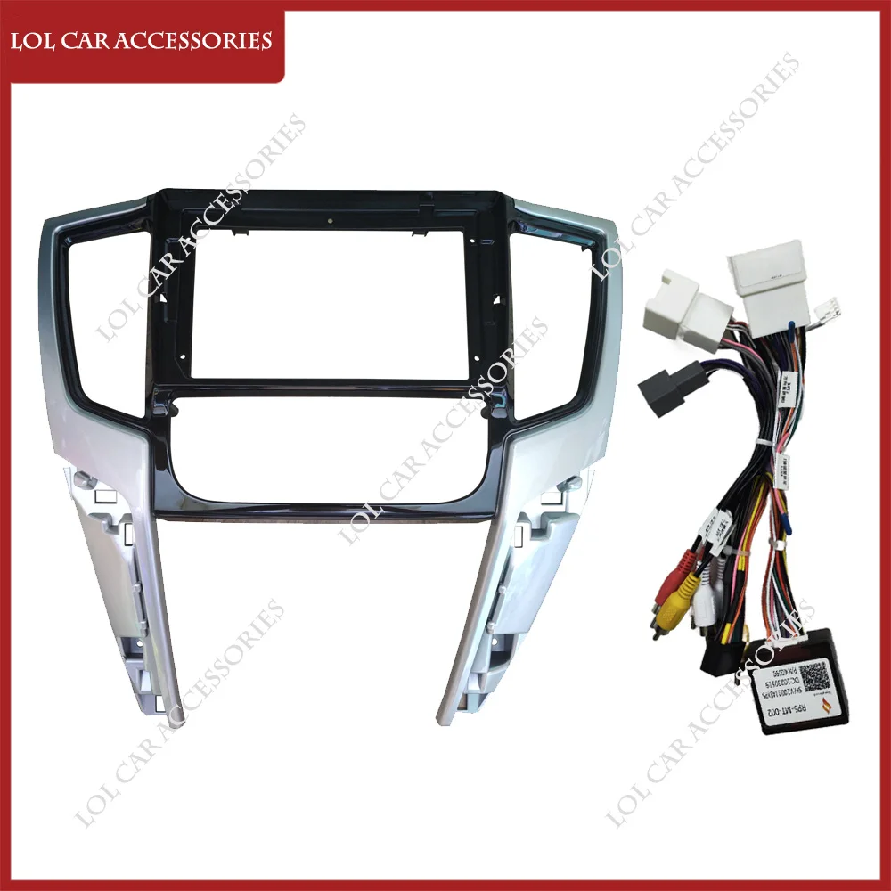 9 Inch For Mitsubishi Triton 2019+ Car Radio Android Stereo MP5 Player Casing Frame 2 Din Head Unit Fascia Dash Board Cover