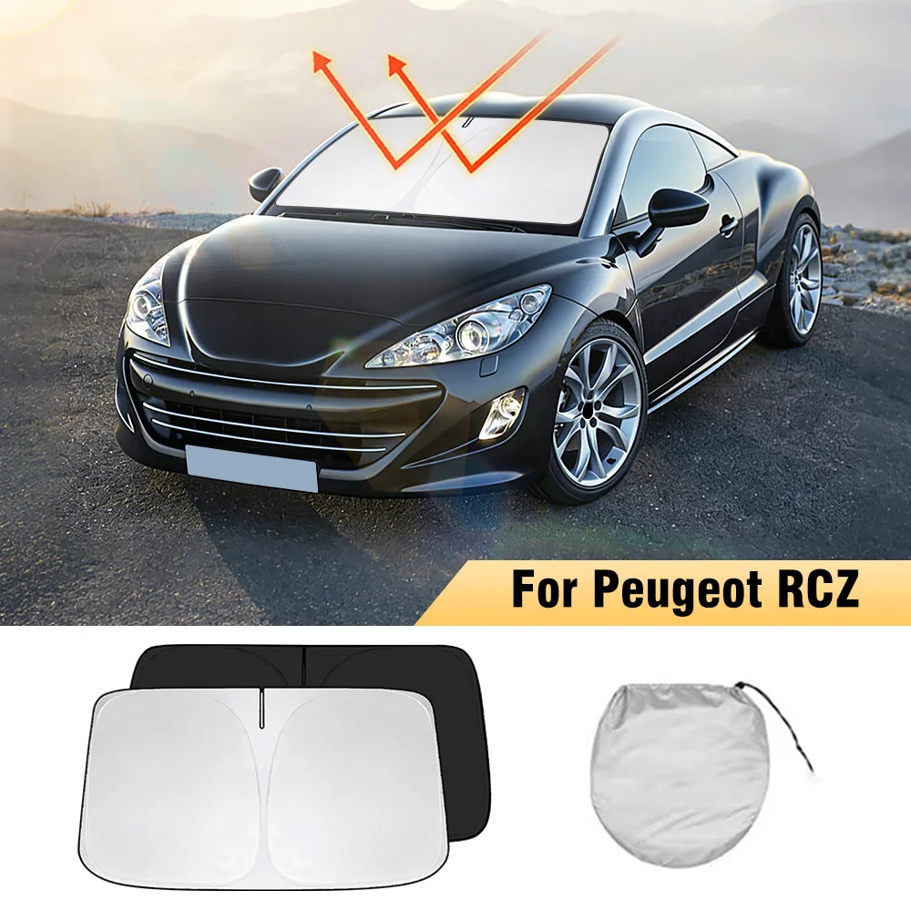

Солнцезащитный козырек для лобового стекла Peugeot RCZ, складной, с защитой от ультрафиолета, для блокировки солнечных лучей