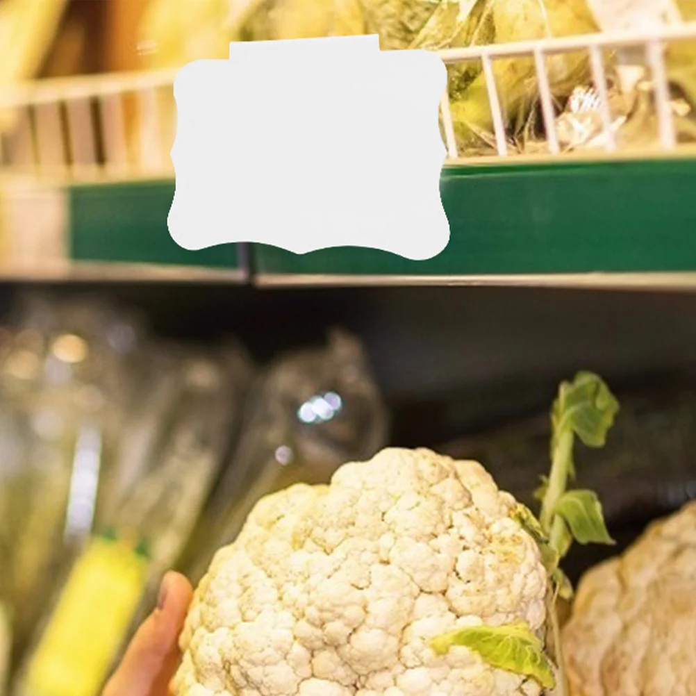 12Pcs Menu Display Sign Price Display Holder Reusable Plastic Tag with Strong Clip for Retail Store Poster Promotion