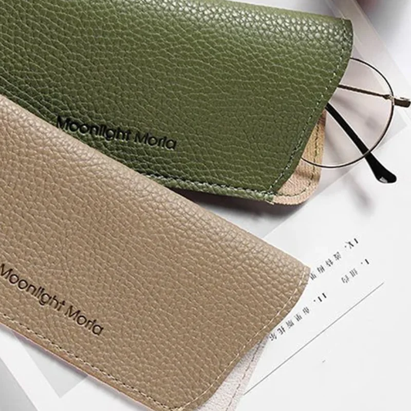 Portable Case Soft Protective Case Cover Glasses Bag Sunglasses Case Box Reading Eyeglasses Pouch Eyewear Protector PU Leather