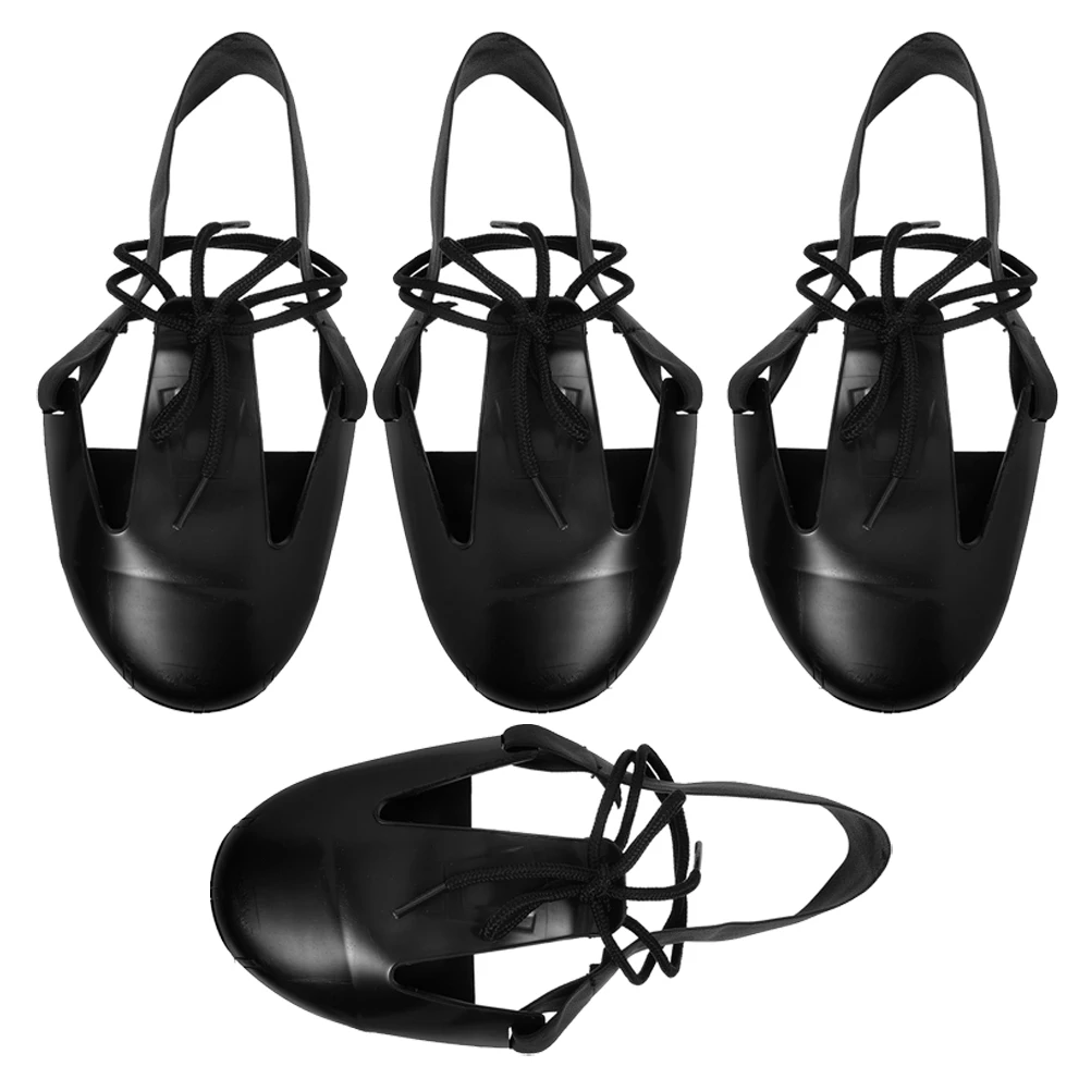 

2 Pairs Anti Smash Shoe Covers Safety Caps Nonslip PVC Guards for Women Work Shoes Construction Visitor