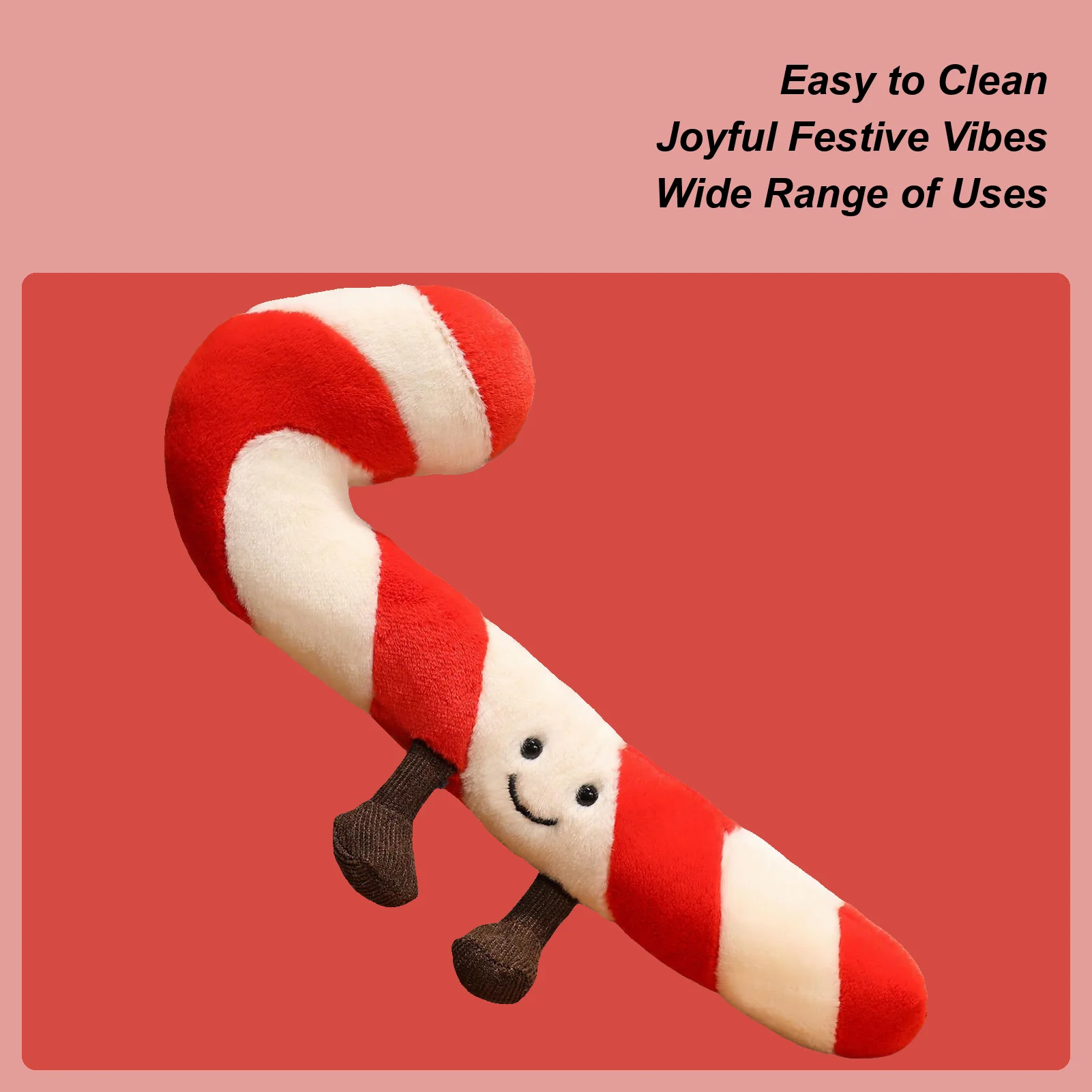 

Плюшевая декоративная подушка Candy Cane для дома 12-дюймовая игрушка Candy Cane для взрослых, детей, спальни, гостиной, детской, кресло-кровать, автомобиль