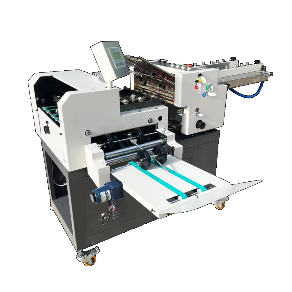 Fully Automatic Paper Folding Machine for Brochure Magazine Z Cardboard Tshirt