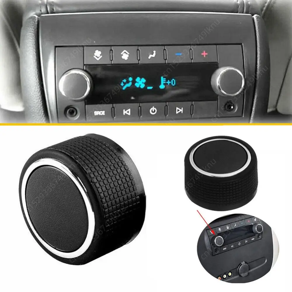 Air Conditioning Knob Volume Control Knob Radio Tuning Knob Car Stereo Control Knob for GMC Acadia 09-13 for Buick Enclave 09-13