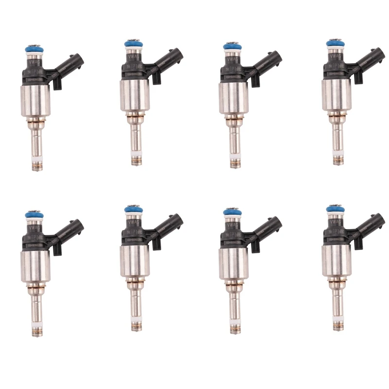 8X Fuel Injectors For VW Passat Jetta GTI  A3 A4 A5 Q5 2.0T 06H906036G