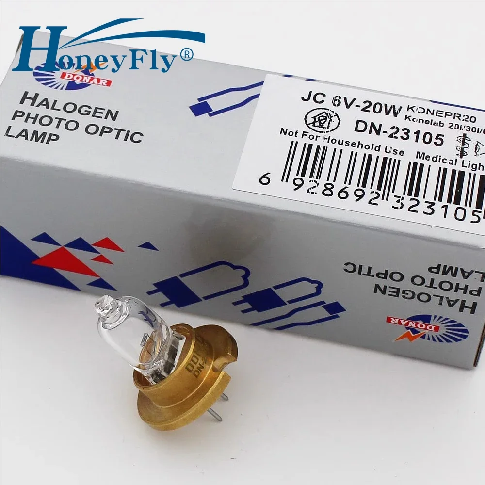 

Лампа для химического анализатора HoneyFly 6 В 20 Вт G4 3000 К Галогенная лампа Точечный светильник Кварцевый для Konelab Konepro20 20i 30i 60i