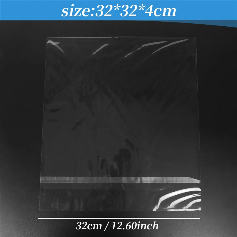 

50PCS OPP Gel Record Protective Cover For Turntable Player LP Vinyl Record Bag