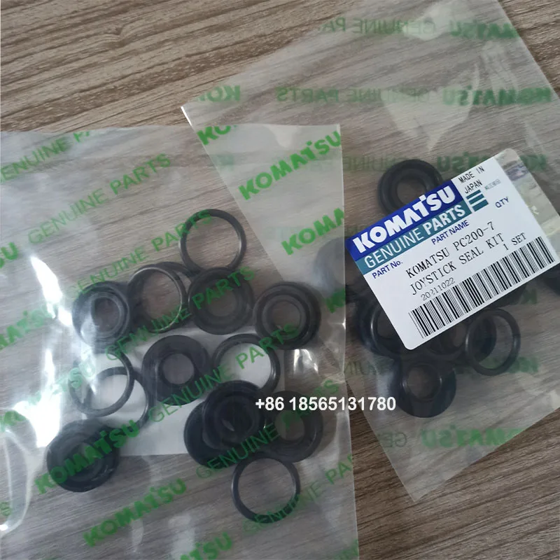 Komatsu Excavator Parts PC200-8 PC200-3 PC200-6 Pilot Valve Seal Kit Joystick Repair Kit PC200-5 PC200-7 Joystick button oil sea