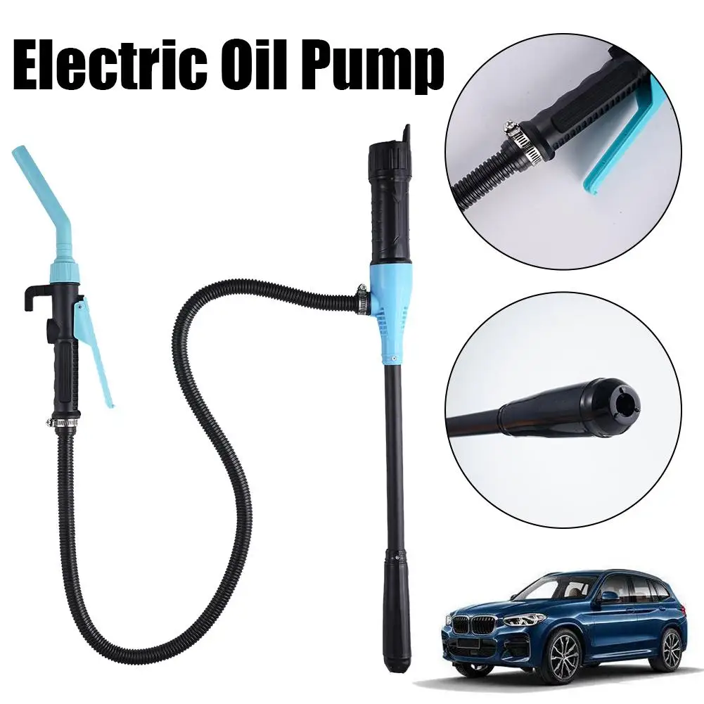 Electric Liquid Transfer Pump Handheld Transfer Siphon Outdoor Siphon Mounted Portable Fuel With Water Vehicle Pump Pump Ha U6O6