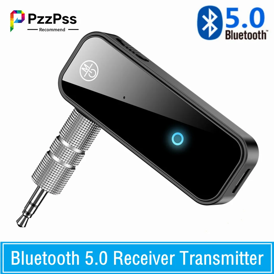 C28 Wireless Adapter 2 In 1 Bluetooth 5.0 Receiver Transmitter 3.5Mm Jack For Car Music Audio Receiver Aux Headphone Handsfree