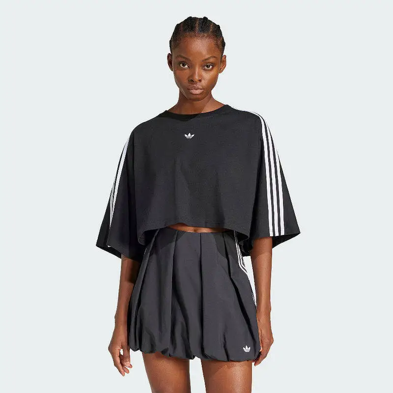Adidas Clover New Women's Classic Crew Neck Sports Short Sleeve T-Shirt JY8884/JY8886