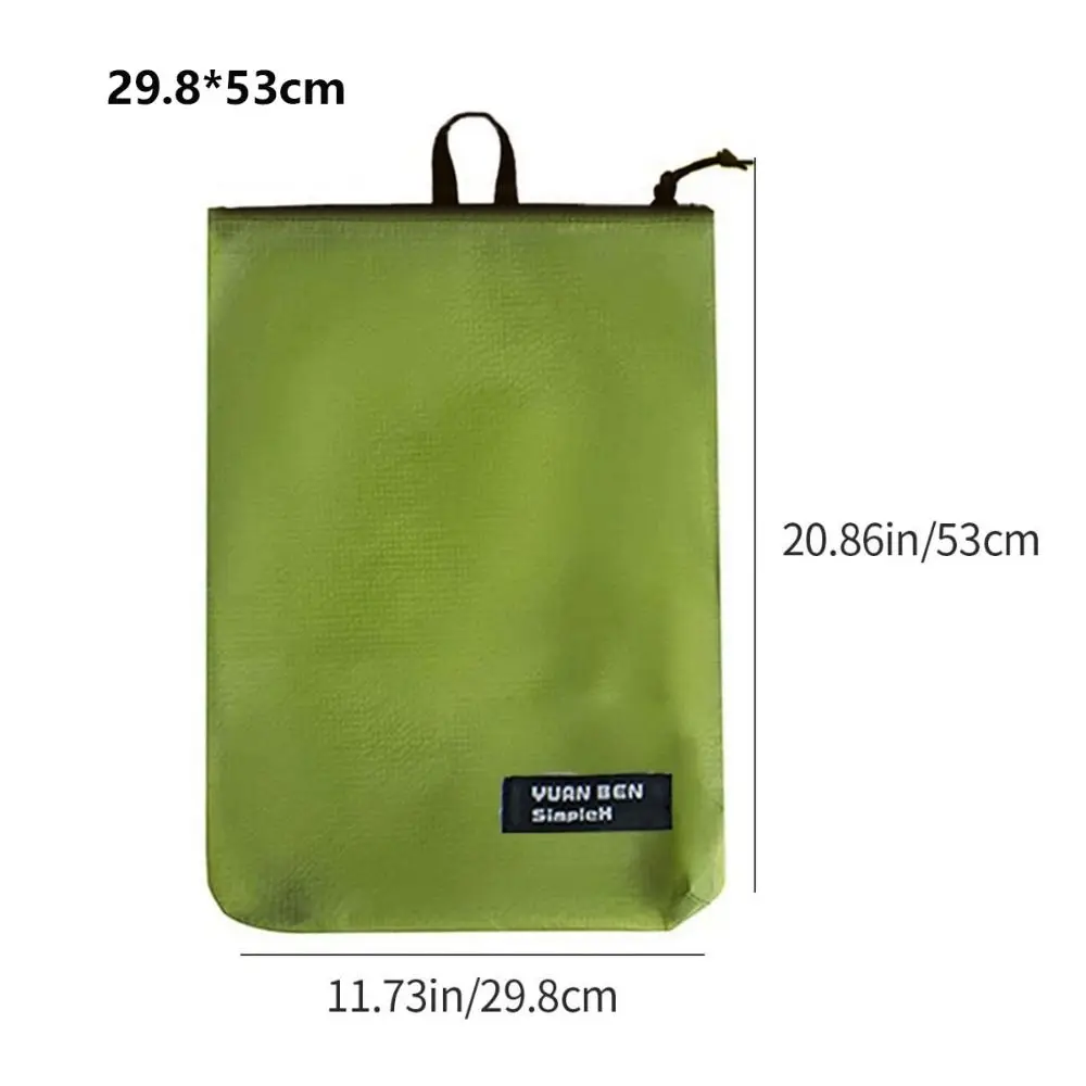 Ultra-Light Travel Backpack Portable Waterproof Passport Wallet Medication Document Pouch Coated with Silicon