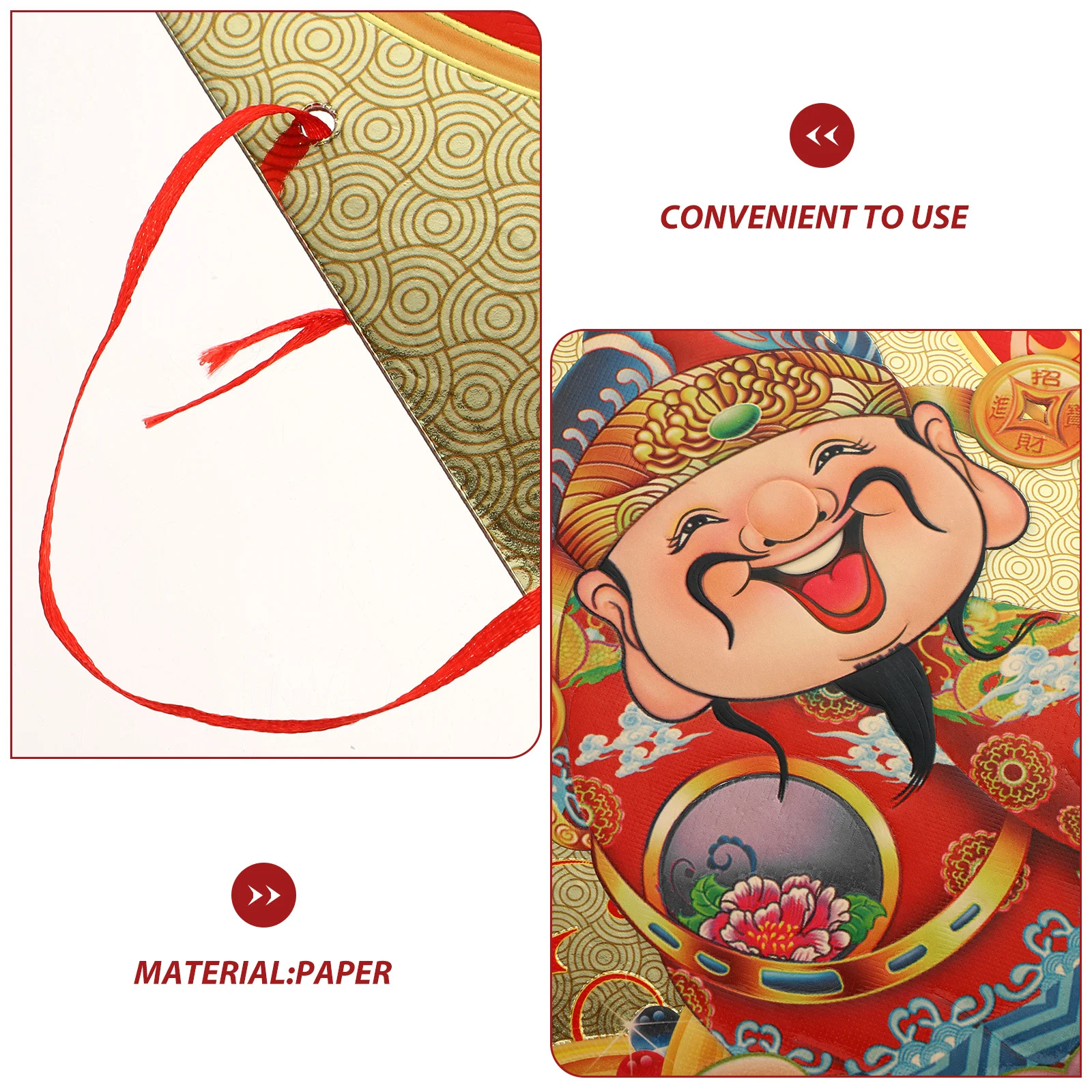 

2024 Chinese Year Of The Snake Hanging Calendar Wall Calendar For Home Office, Monthly Planner Organizer, Holiday