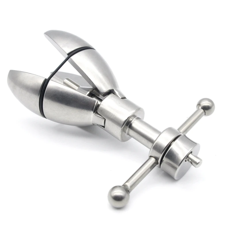 Adjustable Plug Stainless Steel Butt Plug Lock Dilator Sex Toys Metal Male Chastity Device Drop Shipping