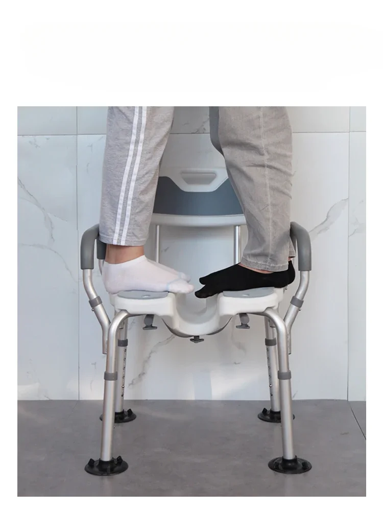 Nonslip Bathroom Bath Chair Stool Cushion Elderly Bath Tub Shower Chair Bench Stool Seat Safe Bathroom Accessory Bathing Aids