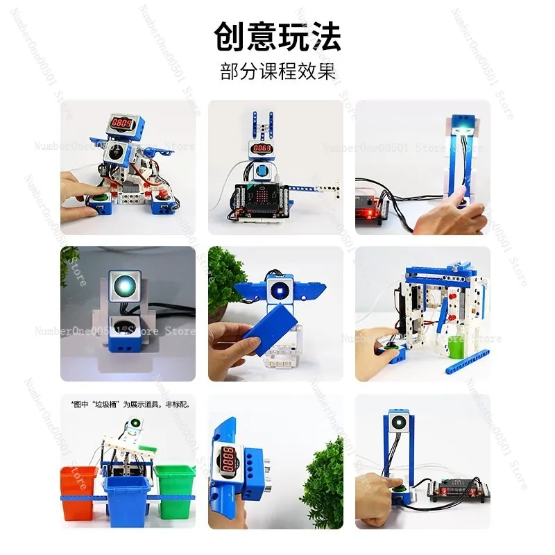 Robot kit programming trolley electronics building block sensor python development board