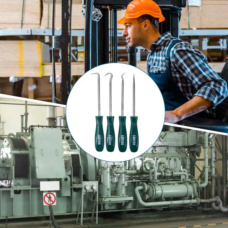 Obeng segel minyak kendaraan otomatis, 4 buah Set peralatan mobil penarik Gasket segel o-ring grosir