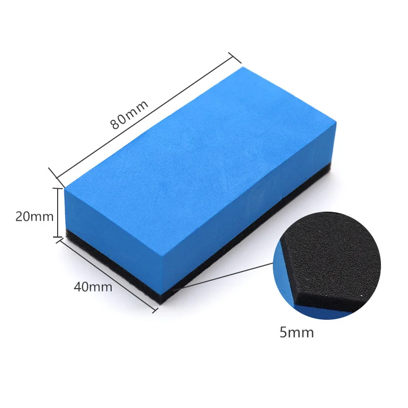 Car Ceramic Coating Sponge Wax Coat Applicator Pads Sponges Car Maintenance Polishing Cloth Special Sponge Car Cleaning Tool 1pc