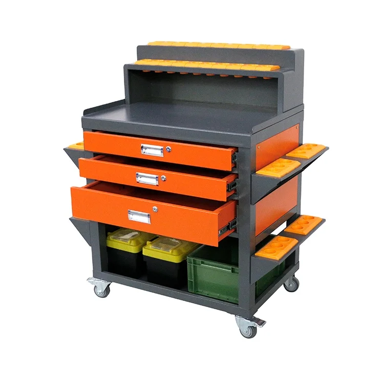

F3 Heavy Machining Center Tool Cabinet Multi-Function Workbench BT30/40/50 Tool Management Car OEM OBM Customized Support