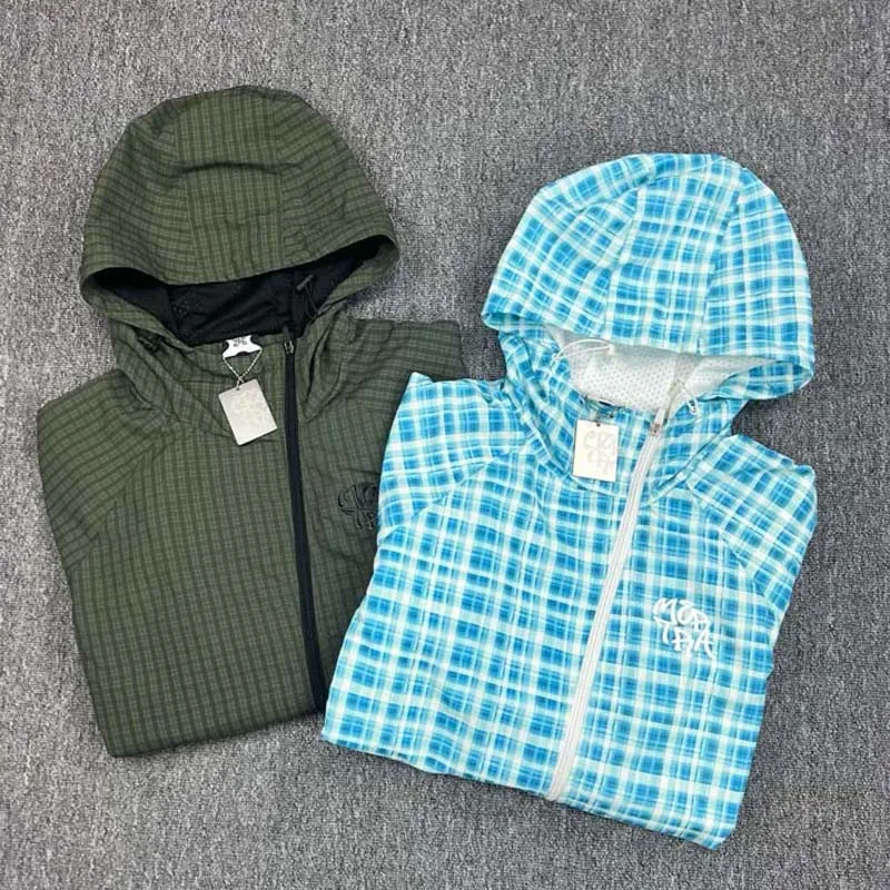 

American Streetwear MERTRA Jacket High-quality Logo Print Bevel Zipper Outerwear Men Women Hooded Windbreaker Mertra Jackets