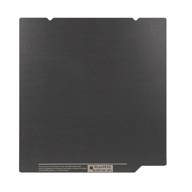 1 Piece 3D Printer Building Plate Black Steel Plate For Creality K1 MAX Double Side Polyurea Sheet Spring Steel Sheet Heat Bed