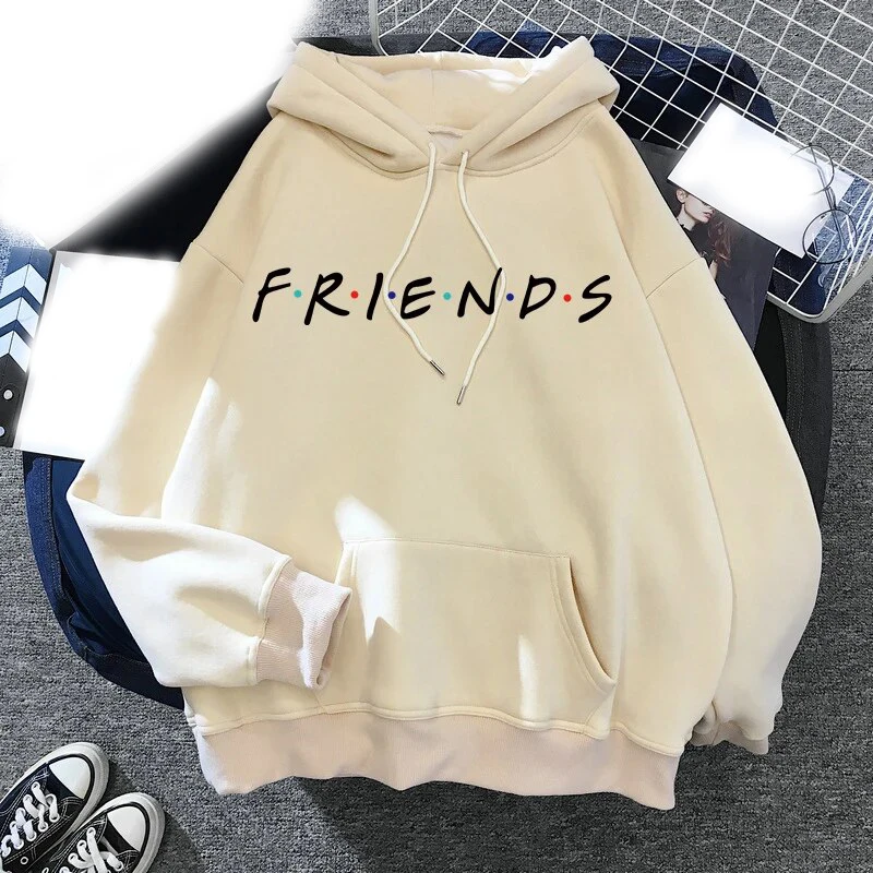 New Friends Tv Show Printed Hoodies Men Woman Fashion Casual Y2K Hoodie Hooded Sweatshirts Pullovers Unisex Tracksuits Clothing