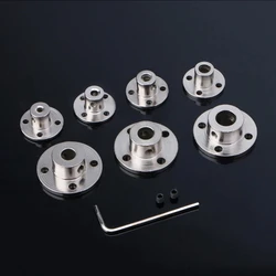 2/3/3.17/4/5/6/6.35/7/8/10/12mm Aluminum Alloy Flange Coupling Coupler Motor Guide Shaft Coupler Motor Connector