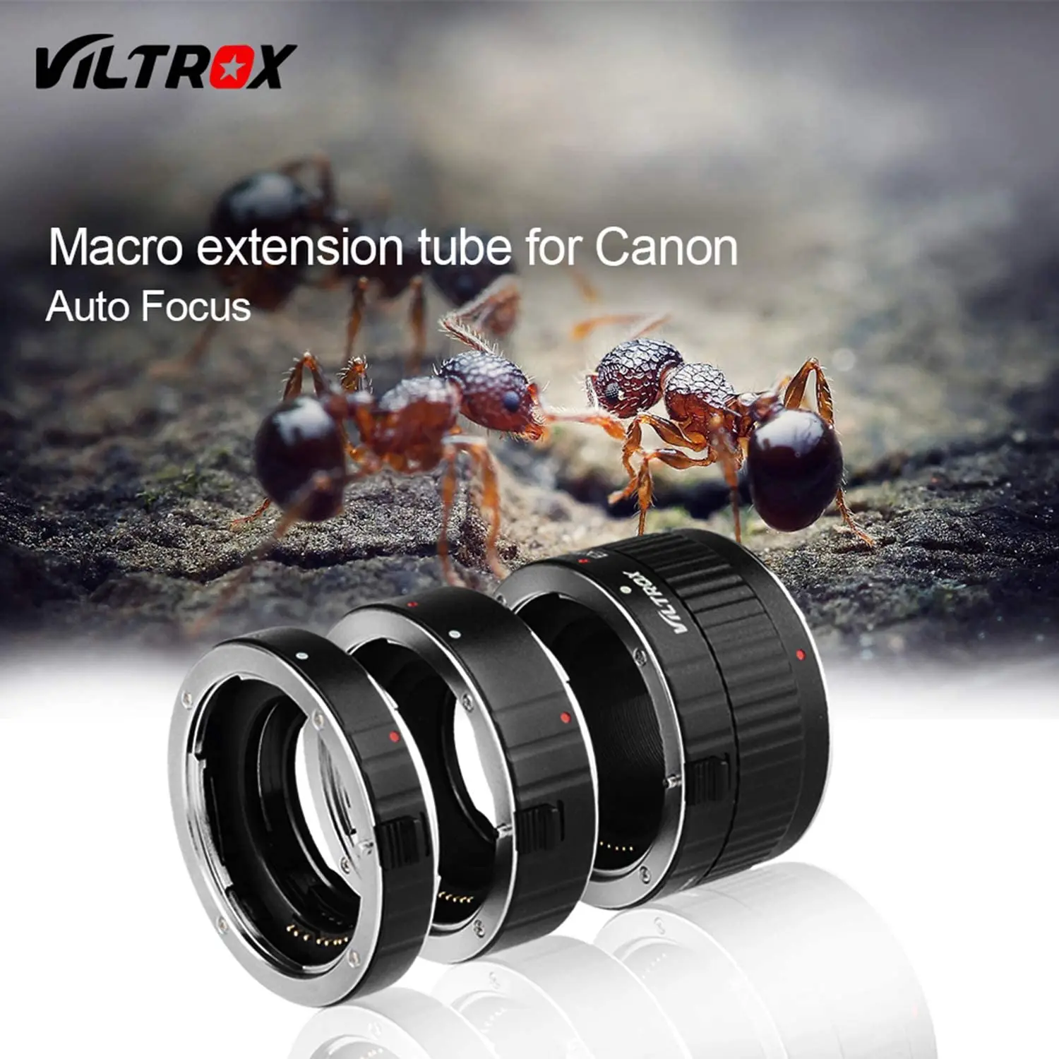 Viltrox DG-C Metal Mount Auto Focus Macro Extension Tube for Canon EF EF-S Lens DSLR Camera 760D 700D 80D 70D 5DII 5DIII 1300D