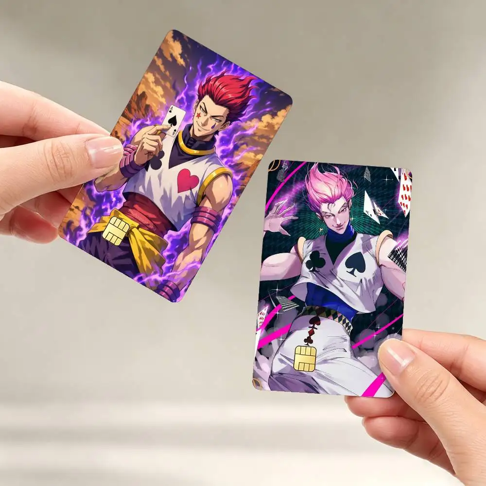 H-Hisoka H-Hunter X Hunter Sticker Film Tape Skin for Credit Card Debit Card Waterproof Stickers
