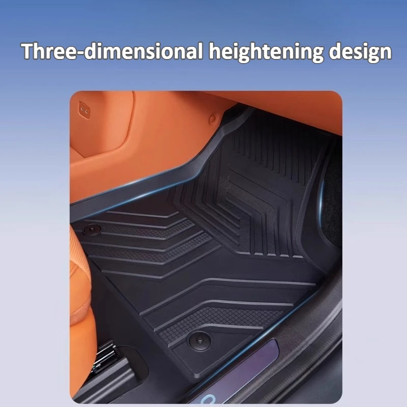 For AITO M8 Fully enclosed TPE foot pads are waterproof stain resistant scratch resistant and wear-resistant