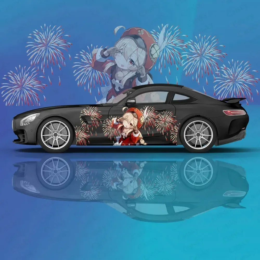 

Genshin Impact Klee animal Car Decal Protective Film Vinyl Racing Side Graphics Wrap Accessories Spray Paint auto Stickers