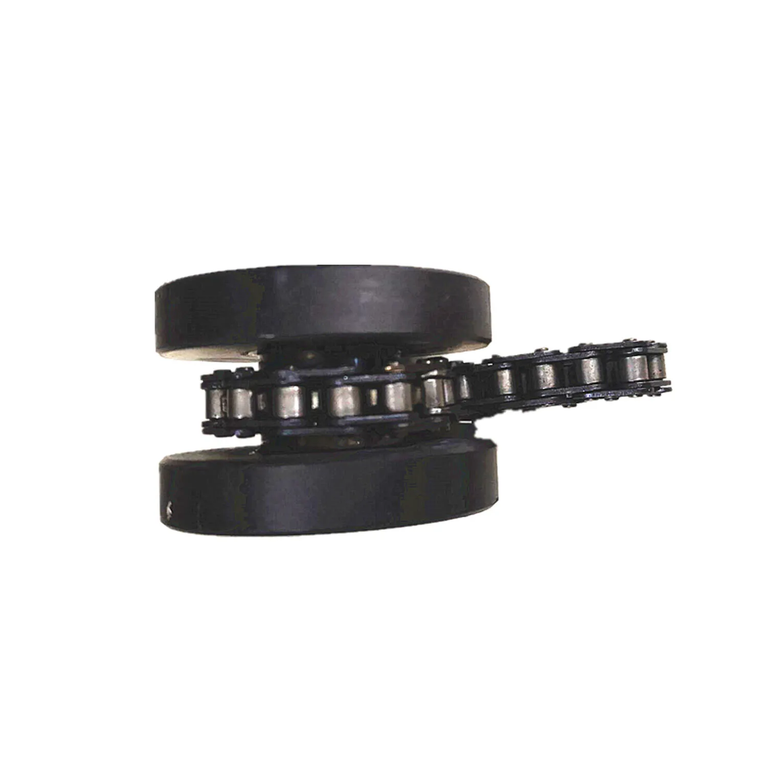 Frete grátis t007 pista de borracha metal aço inoxidável rolamento de carga roda motriz corrente robô tanque chassi kit grande carga