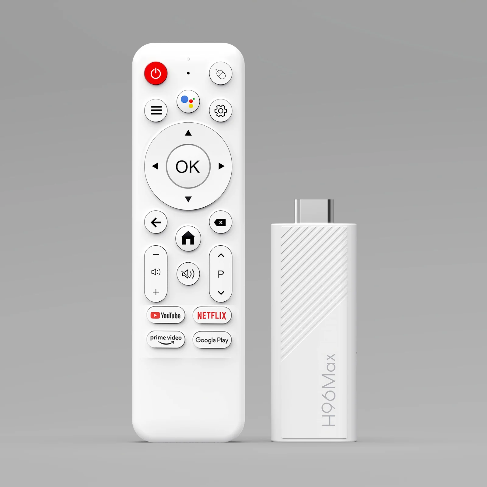 H96 MAX Android TV Stick Allwinner H313 met 2.4G Wifi 5G Wifi6 Dual Merk 8GB 16GB 4K 3D HDR Goole Voice Afstandsbediening DC 5V 2A - afbeelding 2