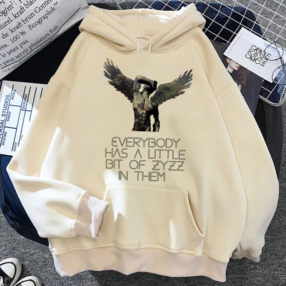 Zyzz Hoodies Vrouwen Harajuku Koreaanse Stijl Anime Y 2K Esthetiek Trekt Vrouwen Fleece Pullover