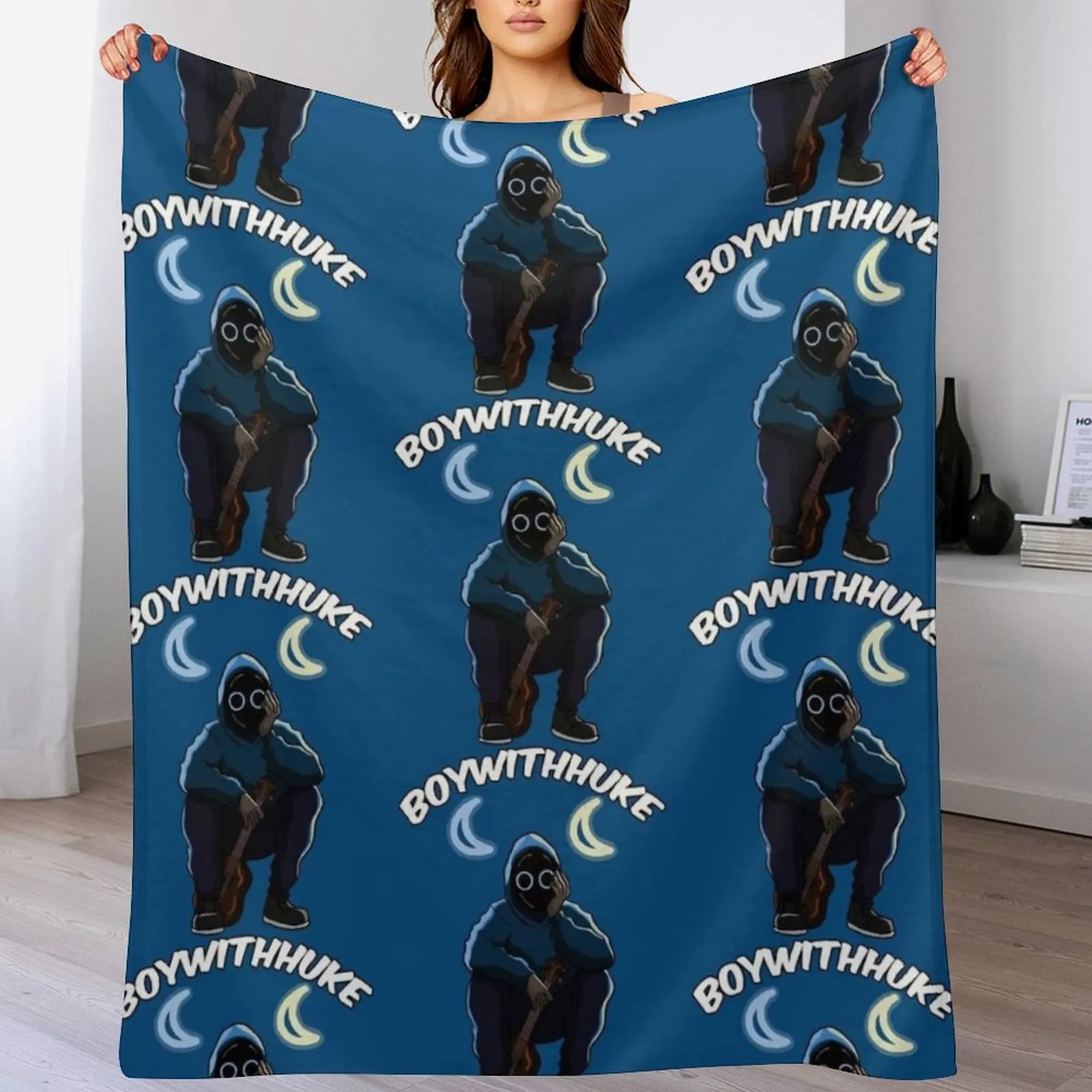 

boywithuke Throw Blanket Ultra Soft Flannel Fleece Blanket for All Seasons