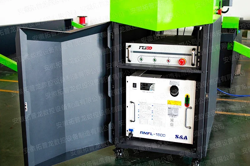 Portable Cnc Fiber Laser Cutter TOPLOONG Sheet Metal Precise Hole Pattern Automatically Cutting Gantry Light Weight Design