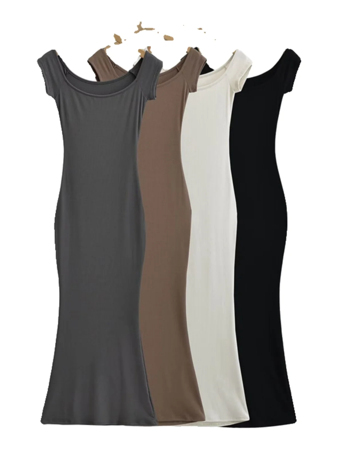 Kardaian Sexy One oulder Bodycon Dr Elastic Fi Tail Long Skirt Tight Fit ow Body ape Spicy Girl Dr ort Sve