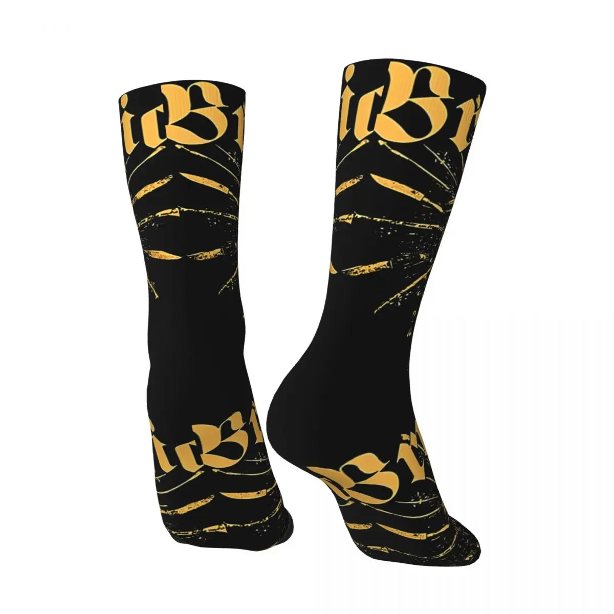 Happy Funny Men's compression Socks Adorable Retro Harajuku Brujeria Hip Hop Novelty Casual Crew Crazy Sock Gift Printed