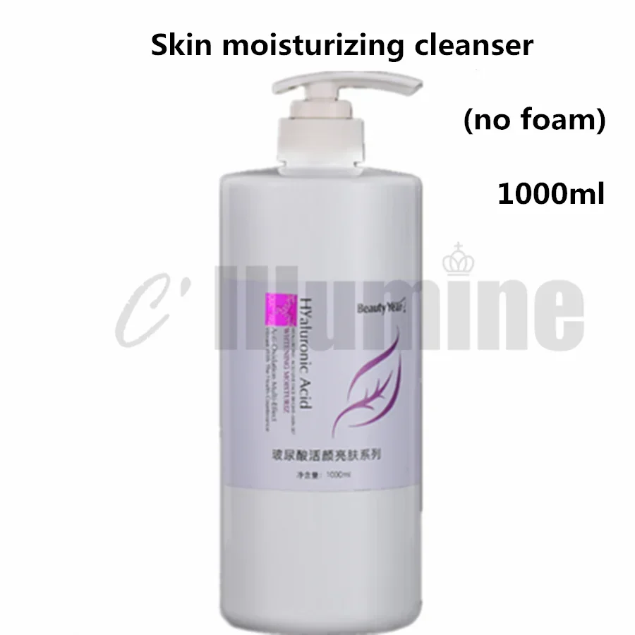 lait-nettoyant-hydratant-eclaircissant-a-l'acide-hyaluronique-1000-ml-sans-mousse-doux-convient-a-tous-les-types-de-peau