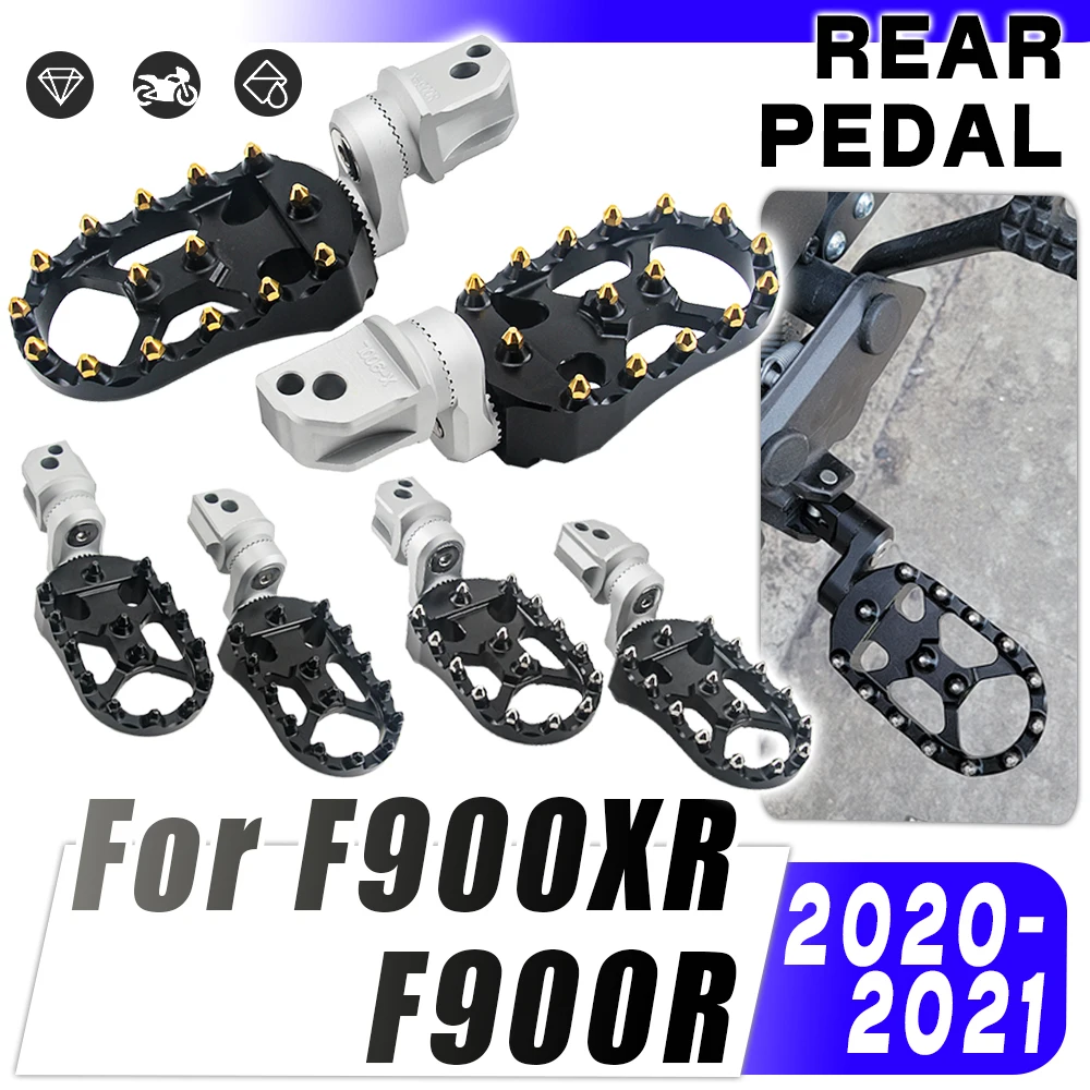 

Регулируемые удлиненные опускающиеся задние подножки для BMW F900XR F900R F900 R F 900XR 2020 2021, подножки для пассажиров, педаль