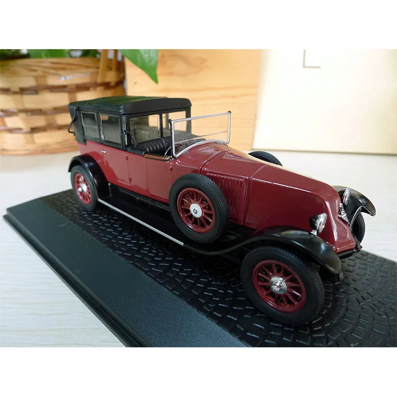 Diecast Alloy 1:43 Scale 40CV Antique Convertible Presidential Car Model Adult Classic Collection Display Ornament Gift Souvenir