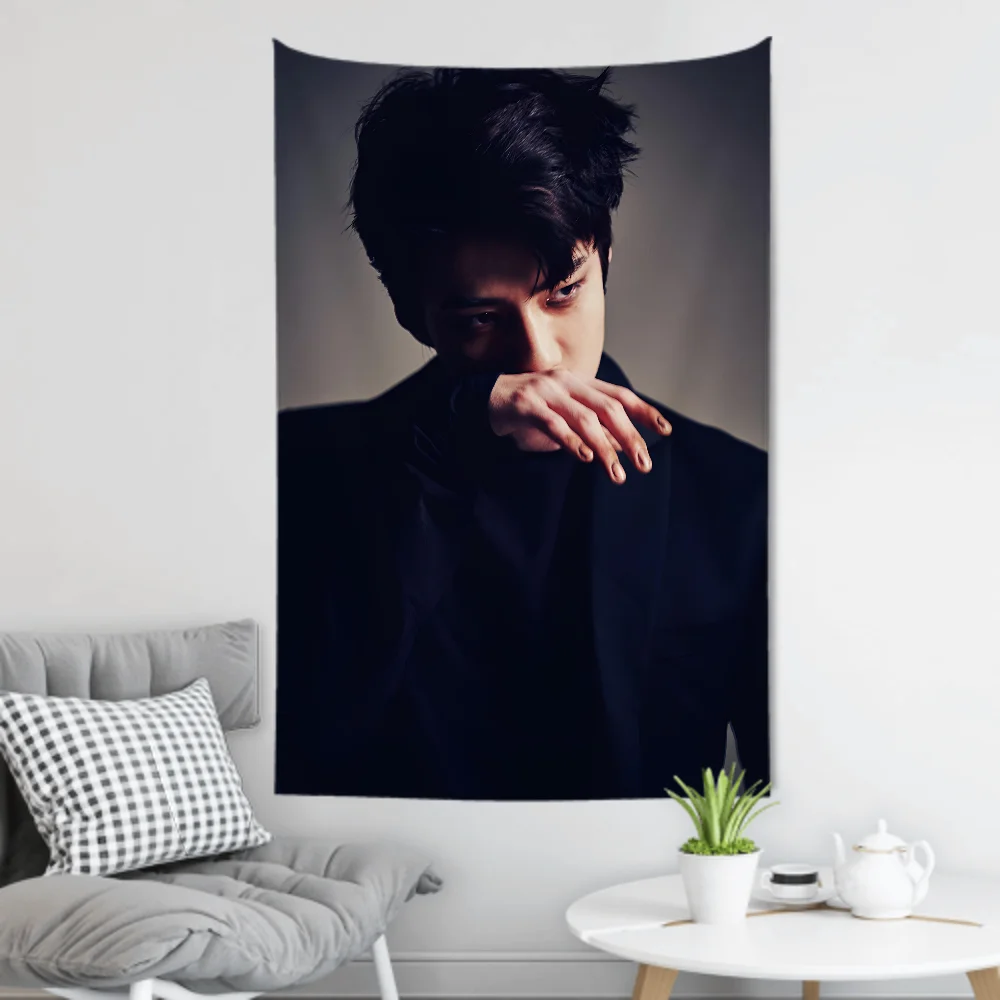 1 قطعة Kpop Exo Oh Se Hun Sehun نسيج غرفة ديكور قماش صوفي حفلة معلقة خلفية غرفة ديكور غرفة الطفل