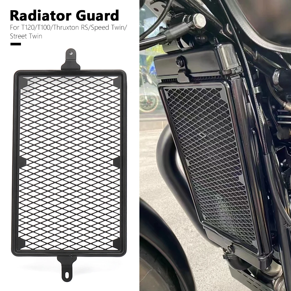 Motorcycle Radiator Guard Engine Cooler Grille Cover Protection For Bonneville T120 T100 Thruxton RS/Speed Twin/Street Twin