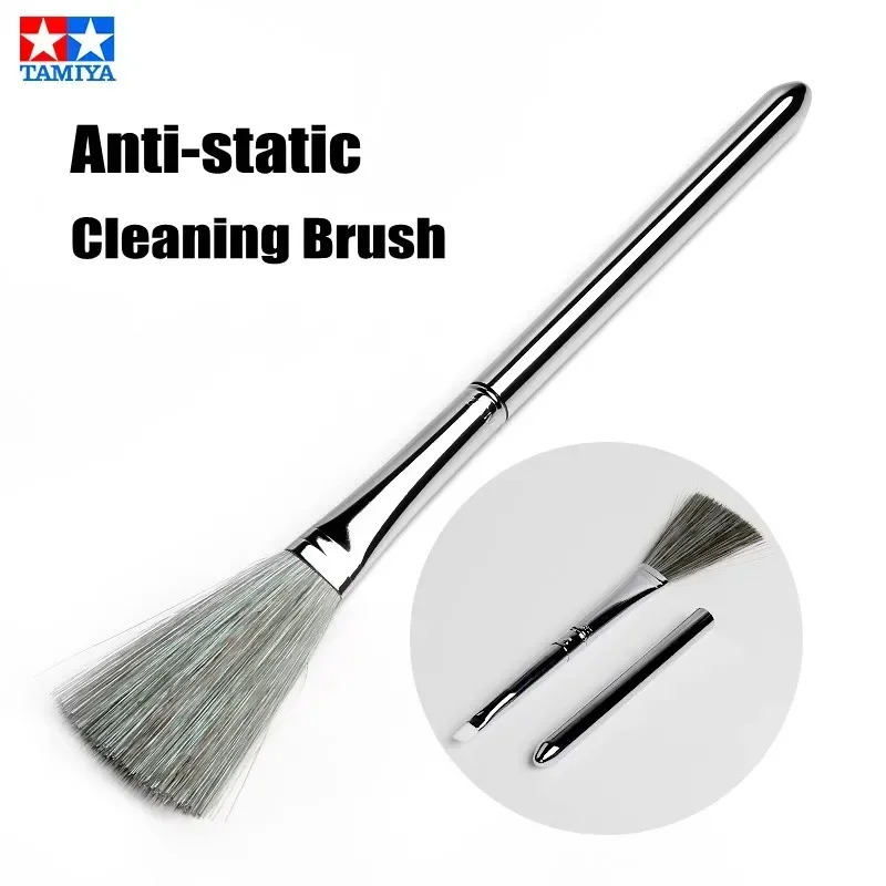 Tamiya 74078 Anti-static Cleaning Brush Dust Removing Model Tool Double Head Soft Brush for Model Building Tools Hobby DIY