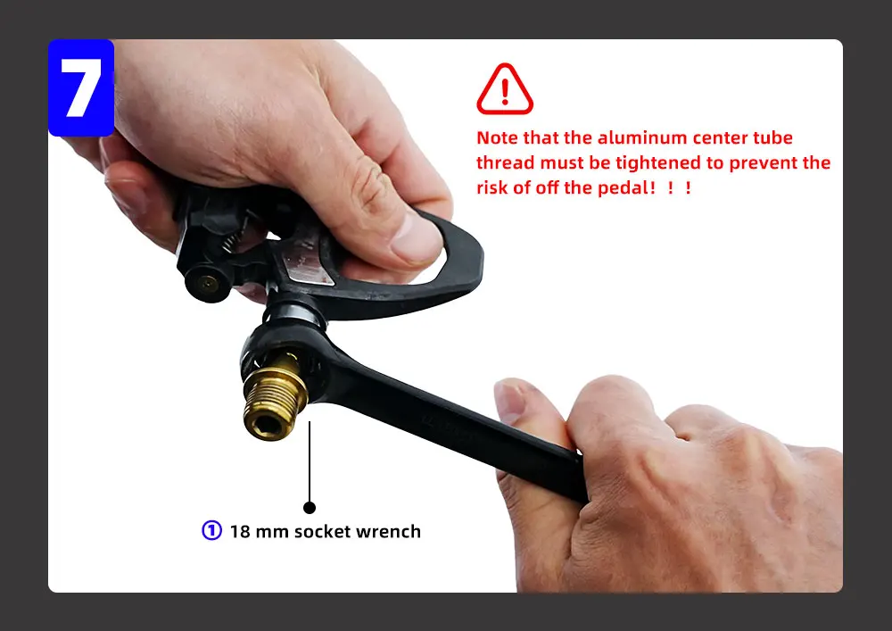ONIRII PD-06 Rennrad Carbon Lock Pedale Fahrrad SPD Selbstsichernder Stahl/Titan 6-Grad-Pedal mit Verriegelungsplatte für Straße NEU – Detail 23