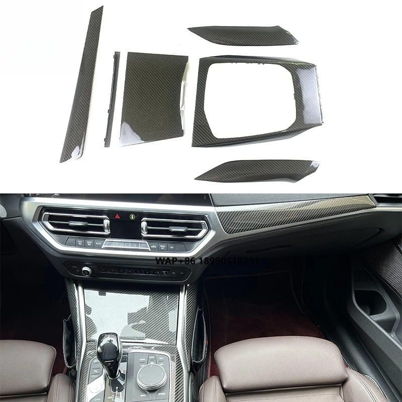 

For G20 G21 G81 G80 M3 M340i Internal Carbon Fiber Instrument Panel Center Console Shift Lever 2019 2021 2022 2023