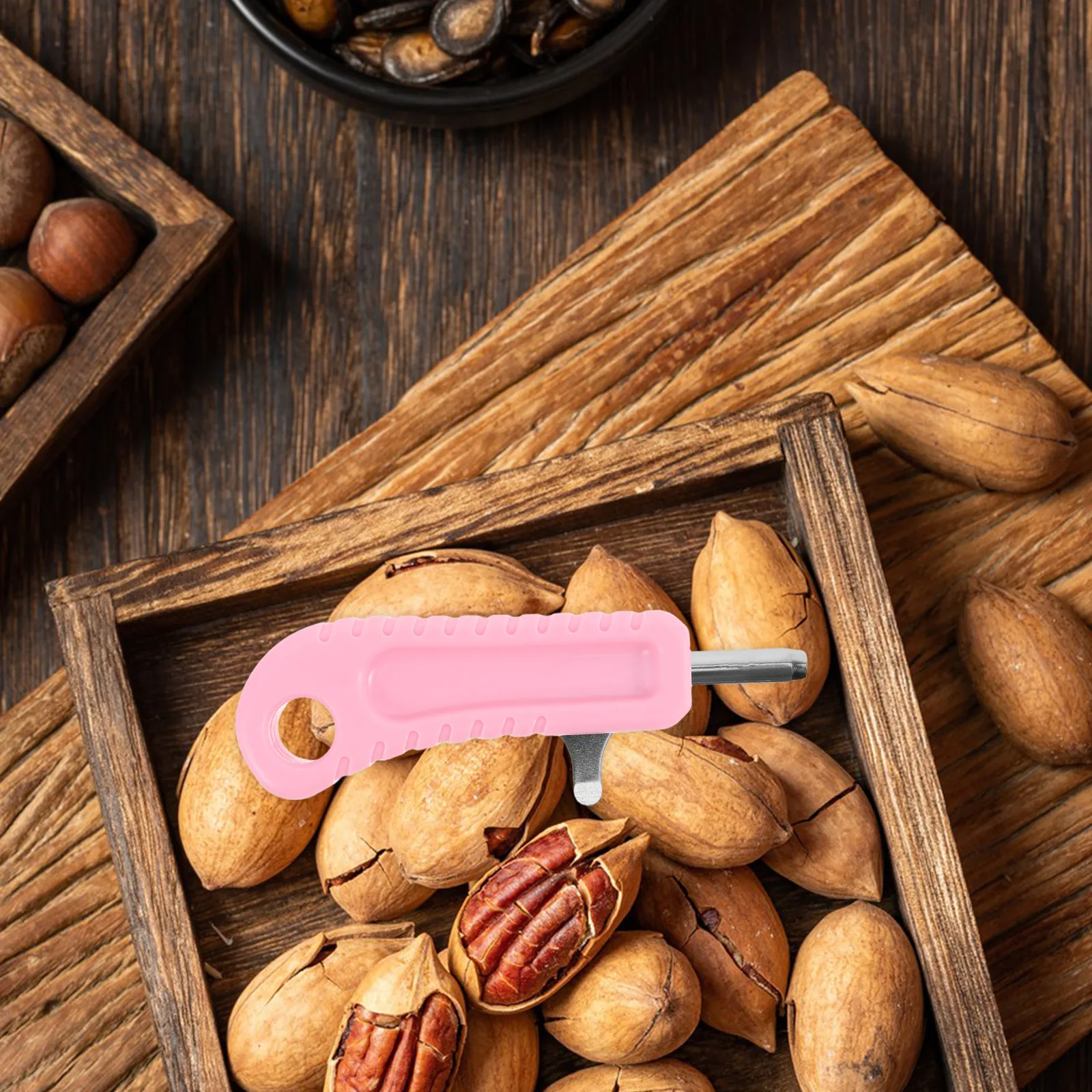 

Nut Cracker Tool Manual Walnut Opener For Macadamia Pecan Portable Sheller Kitchen Gadgets Peanut Cracking Tool