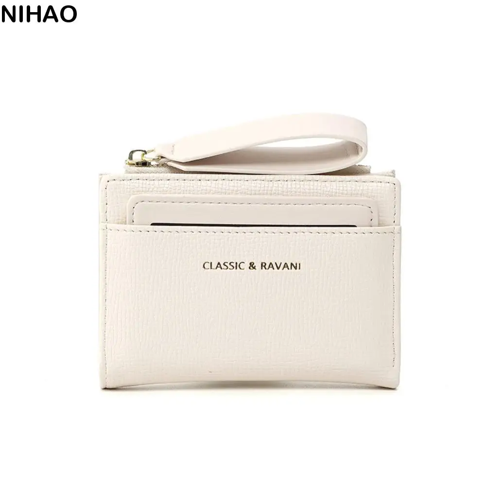 

Ins PU Leather Short Wallets Portable Korean Style Women Clutch Bag Coin Purse Multifunctional Change Bag Women