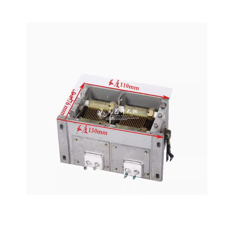 

Second-hand High Q-value Military machine 222-1 Transceiver seal 36-300PF Left right Dual link Variable capacitor brass